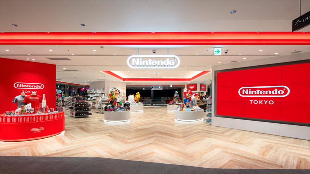 Entrada da Nintendo Store, em Tóquio