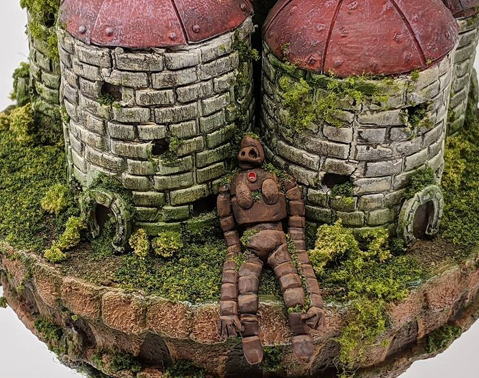 Esculturas do Studio Ghibli feitas de lixo